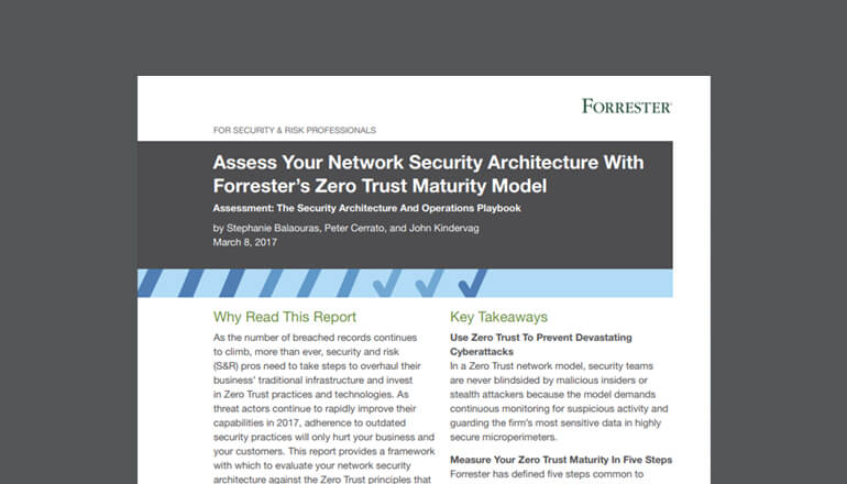 Forrester’s Zero Trust Maturity Model | Insight