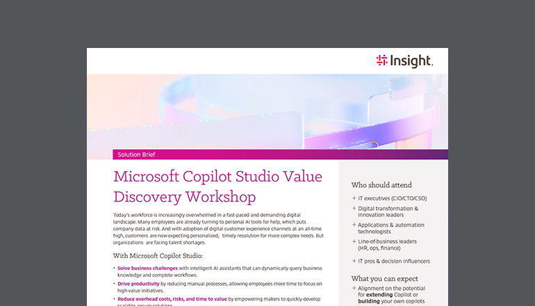 Article Microsoft Copilot Studio Value Discovery Workshop  Image