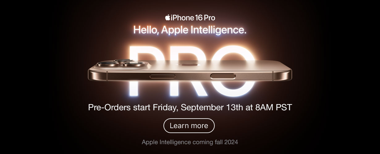 Apple iPhone 16 Pro ad banner