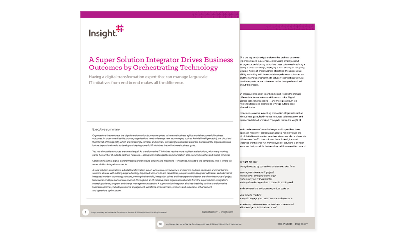 The Super Solution Integrator Whitepaper The Super Solution Integrator Whitepaper cover