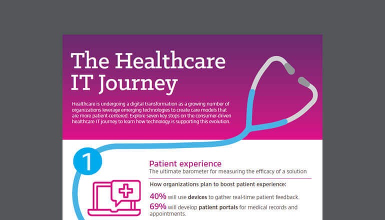The Healthcare IT Journey The Healthcare IT Journey Infographic cover