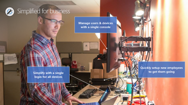 Microsoft 365 simplifies IT Microsoft 365 simplifies IT lifestyle graphic