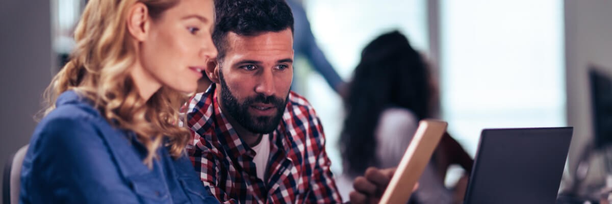 KRACK, WPA2 Security and You Portrait of software engineers using digital tablet