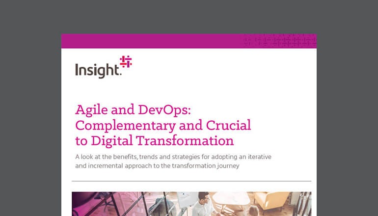 Agile & DevOps: Complementary & Crucial to Digital Transformation Thumbnail of datasheet available to download below