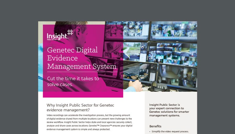 Genetec Digital Evidence Management System Thumbnail of asset available to download below