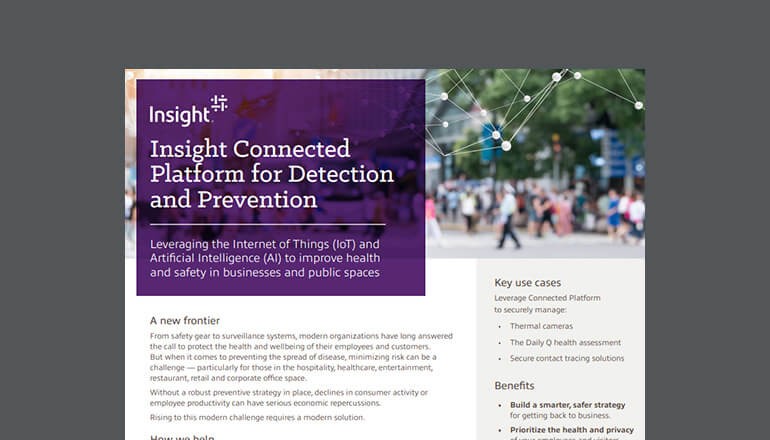 Insight Connected Platform for Detection and Prevention Insight Connected Platform for Detection and Prevention asset cover