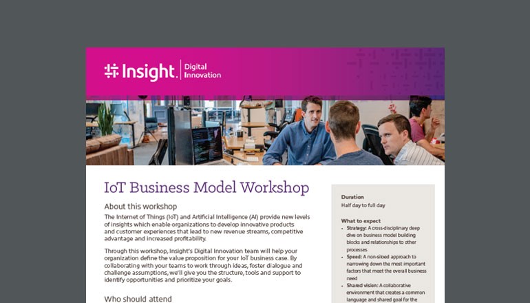 IoT Business Model Workshop Cover of IoT Business Model Workshop datasheet