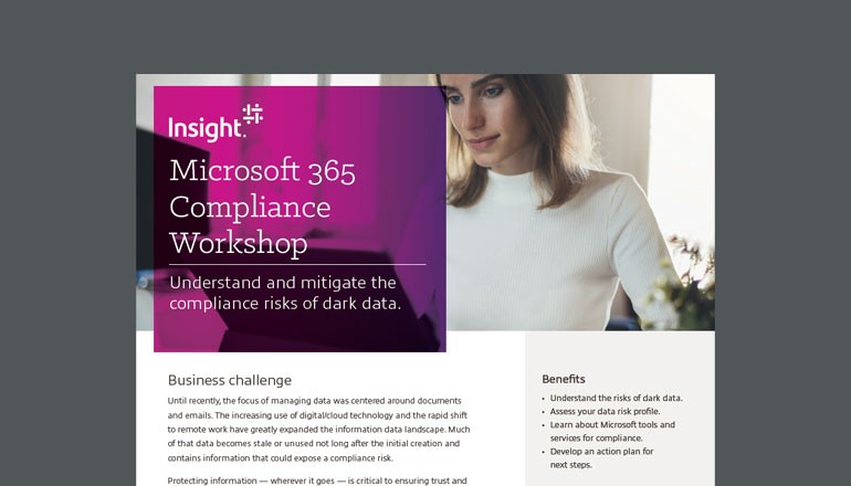 Microsoft 365 Compliance Workshop Thumbnail of asset available to download below