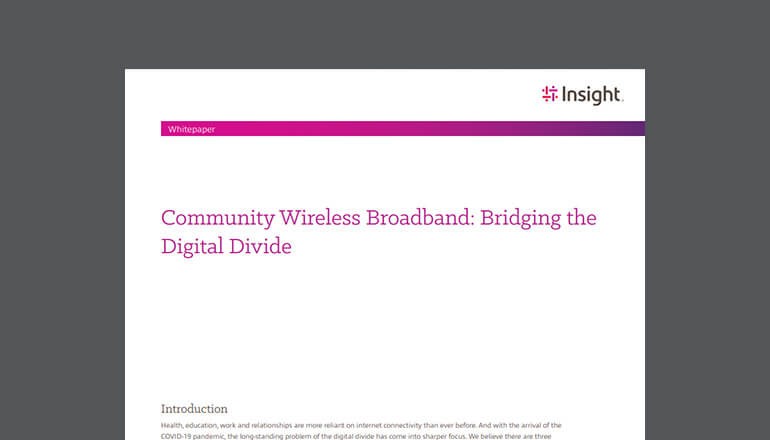 Community Wireless Broadband: Bridging the Digital Divide Thumbnail of asset available to download below