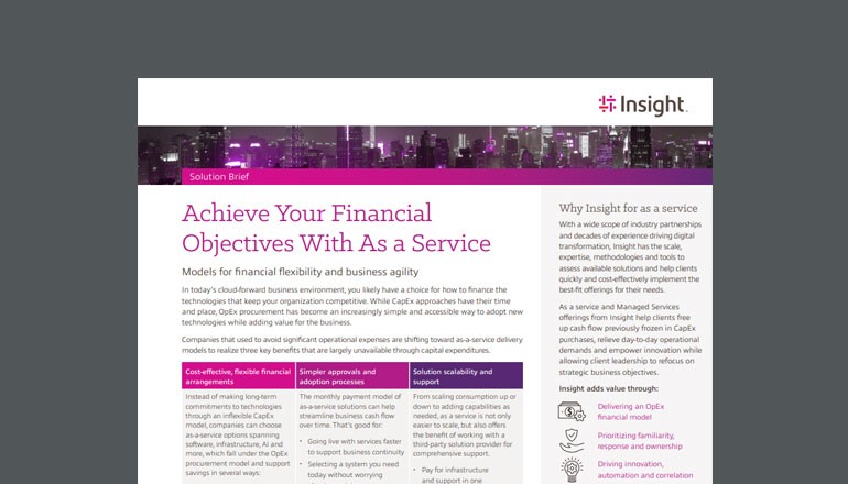 Achieve Your Financial Objectives With As a Service Thumbnail of asset available to download below