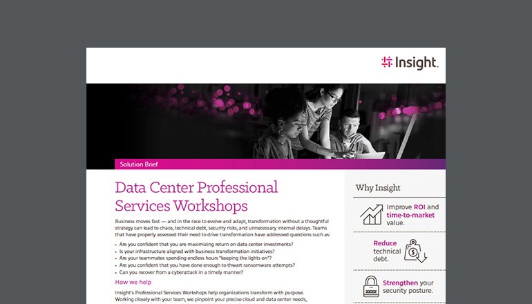 Data Center Professional Services Workshops Thumbnail of asset available to download below