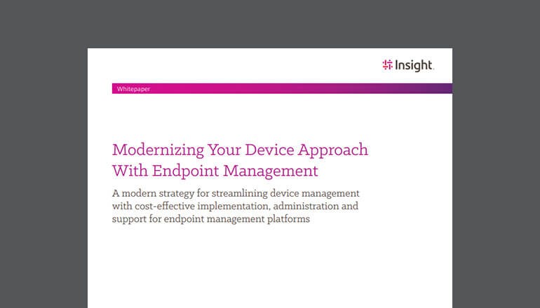 Modernizing Your Device Approach With Endpoint Management Thumbnail of asset available to download below