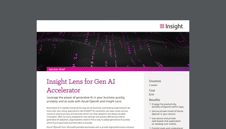 Azure OpenAI and GPT Accelerator With Insight Lens for Gen AI Thumbnail of asset available to download below