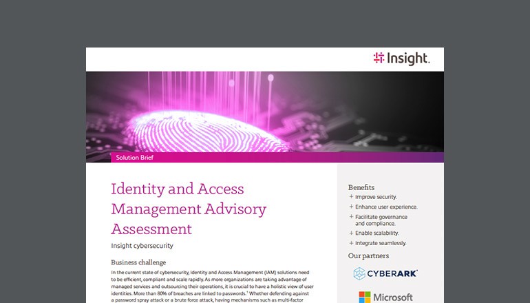 Identity and Access Management Advisory Assessment Thumbnail of asset available to download below
