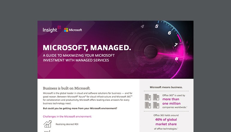 Microsoft, Managed. Thumbnail of asset available to download below