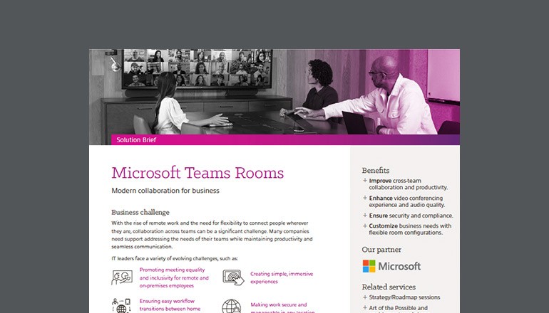 Microsoft Teams Rooms Thumbnail of asset available to download below