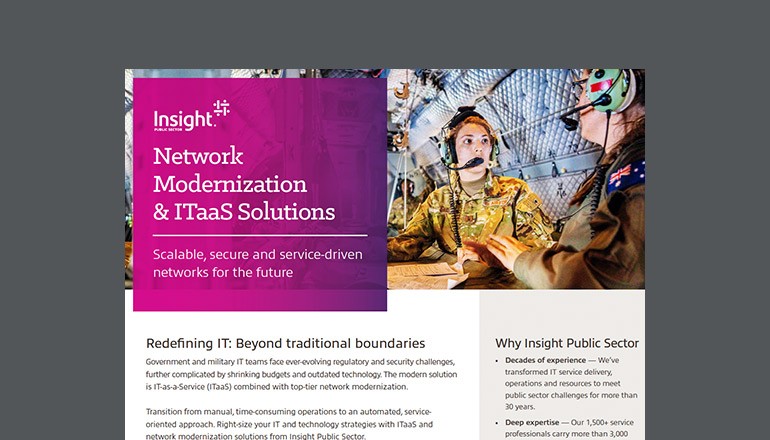 Network Modernization & ITaaS Solutions Thumbnail of asset available to download below