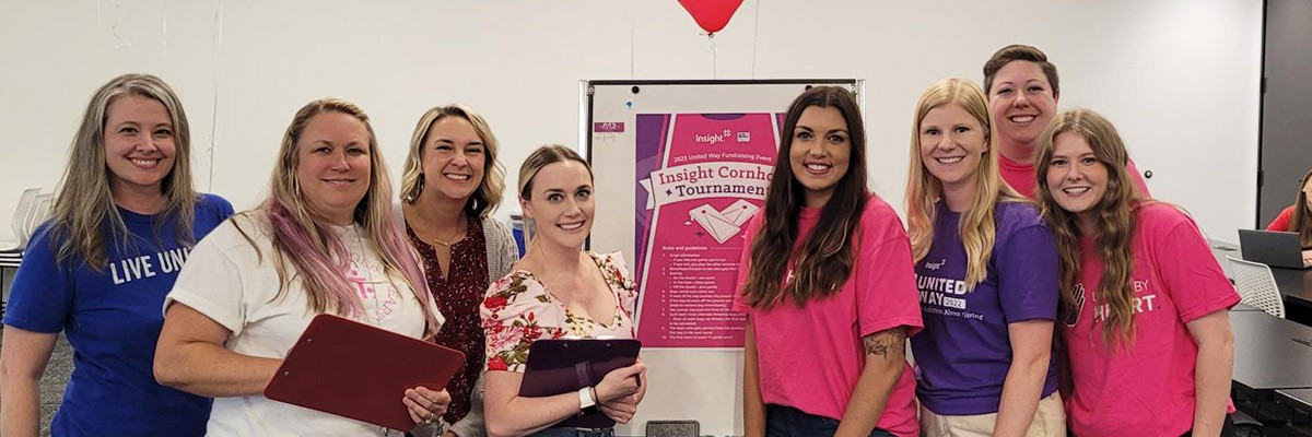 Shae-Lynn Insight employee Shae-Lynn in Insight HQ office
