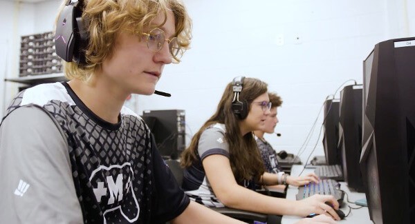 Gaming as a team sport also builds confidence and breaks down gender barriers. High school aged children competing in Esports competition
