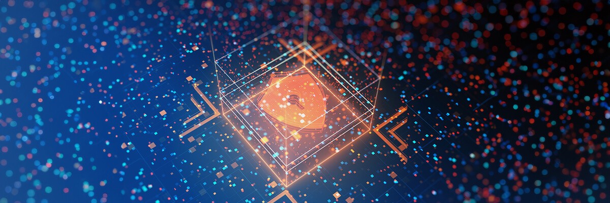 Cybersecurity solutions have come and gone in a sector that’s ever-evolving. Virtual IT cybersecurity lock made through AI