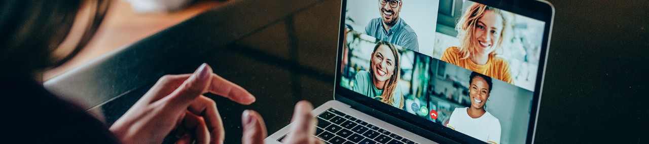 Does Your Training Program Have a Continuity Strategy? Remote employee collaborating with team over video chat.