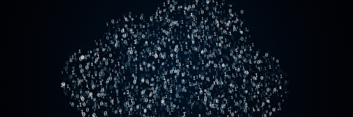 Move large files like audio, video, datasets and graphics to the cloud Illustration displaying different files types moving to the cloud