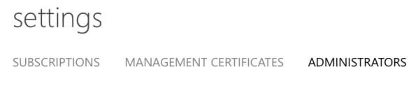 Find your administration button View of adminstration link in settings