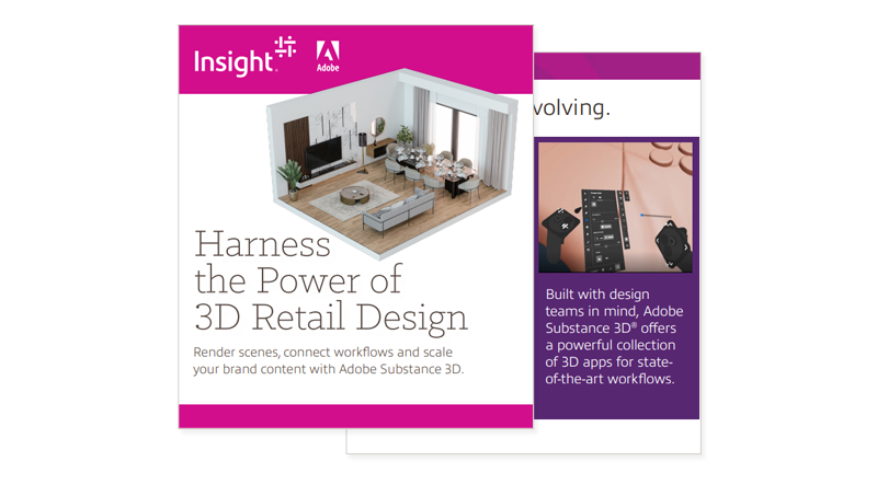 Harness the Power of 3D Retail Design Cover of asset available to access by filling out the form on page.