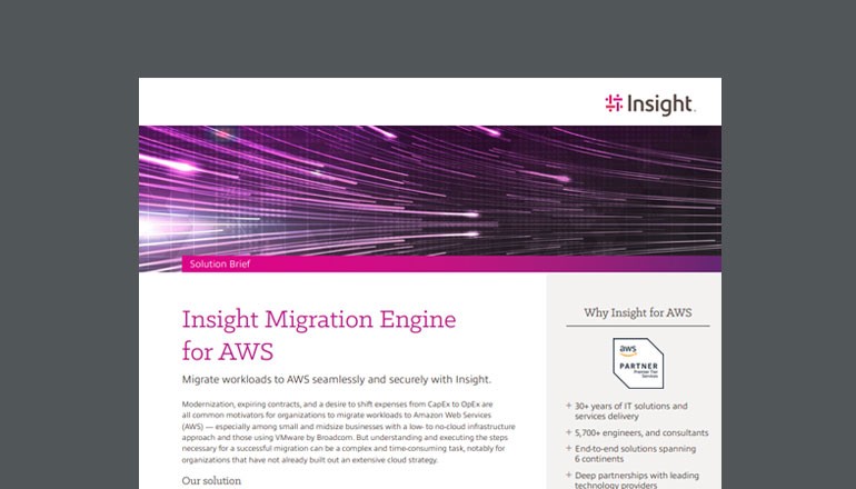 Insight Migration Engine for AWS Thumbnail of asset available to download below