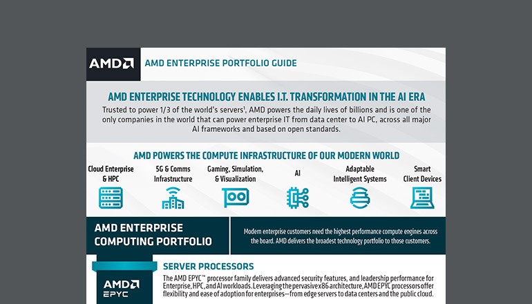 AMD Enterprise Portfolio Guide Thumbnail of asset available to download below