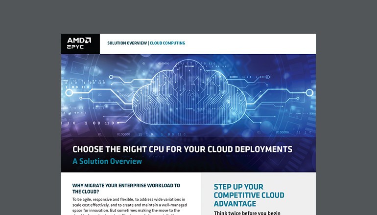 Choose The Right CPU For Your Cloud Deployments Thumbnail of asset available to download below