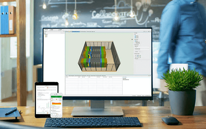 APC EcoStruxure APC EcoStruxure screenshot displayed on devices