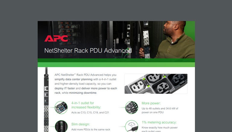 APC PDUs, Data Center Products, UPS