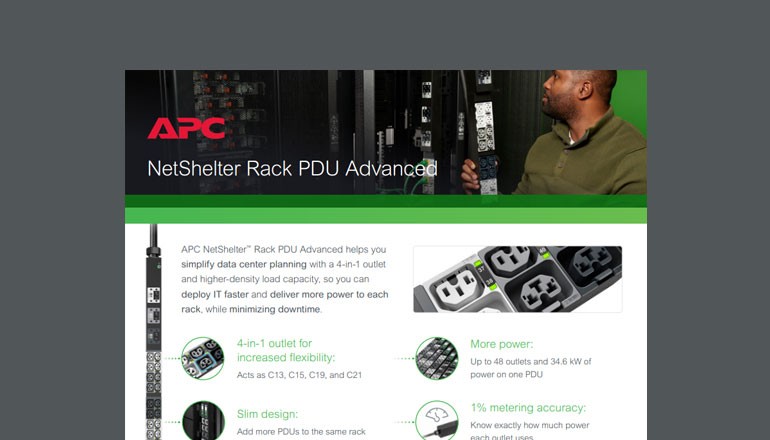Introducing APC’s Newest Advanced Rack PDU Thumbnail of asset available to download below