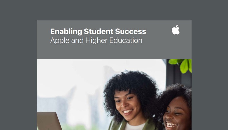 Enabling Student Success: Apple and Higher Education Thumbnail image of Apple datasheet available to download below