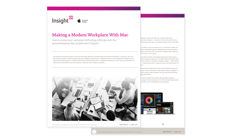 Making a Modern Workplace with Mac Making a Modern Workplace with Mac whitepaper cover