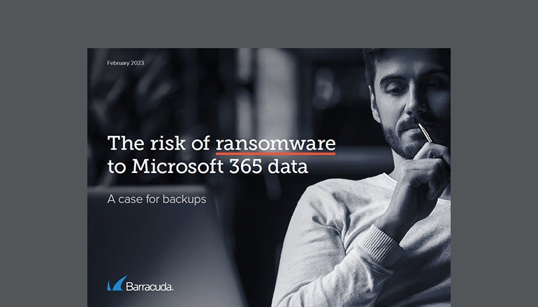 The Risk of Ransomware to Microsoft 365 Data Thumbnail of asset available to download below