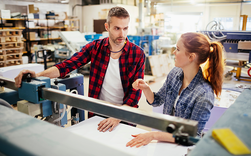 Canon robust devices Users in print room