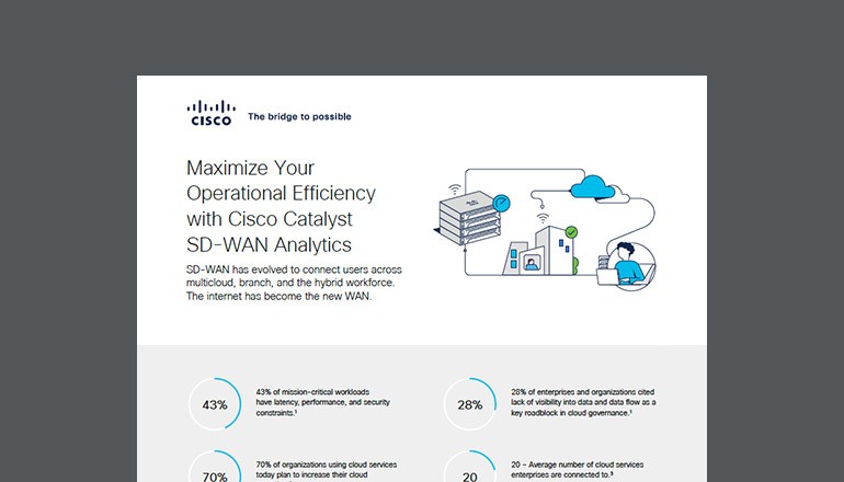 Cisco Catalyst SD-WAN Analytics | Thumbnail of asset available to download below