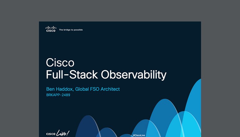 Cisco Full-Stack Observability Thumbnail of asset available to download below