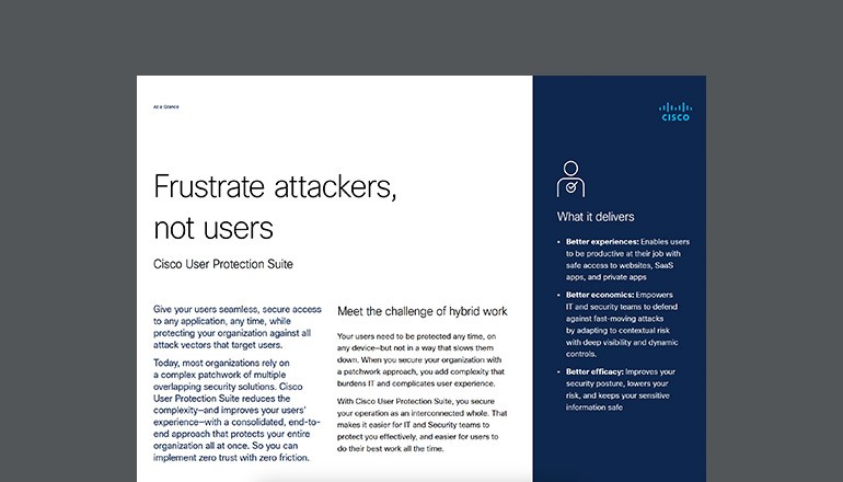Cisco User Protection Suite Thumbnail of asset available to download below