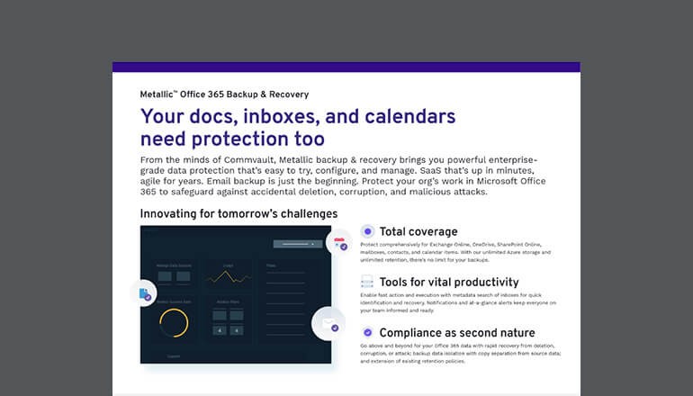 Cloud data management, simplified solution brief Cover of solution brief that is available below