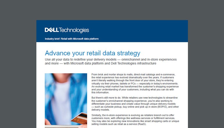 Dell Technologies: Advance Your Retail Data Strategy Asset available to download below