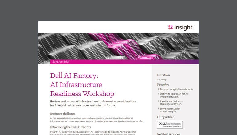 Dell AI Factory: AI Infrastructure Readiness Workshop Thumbnail of asset available to download below