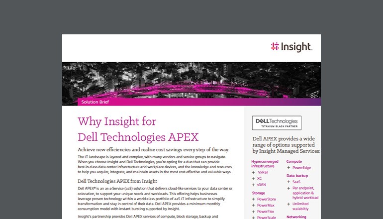 Why Insight for Dell Technologies APEX Thumbnail of asset available to download below