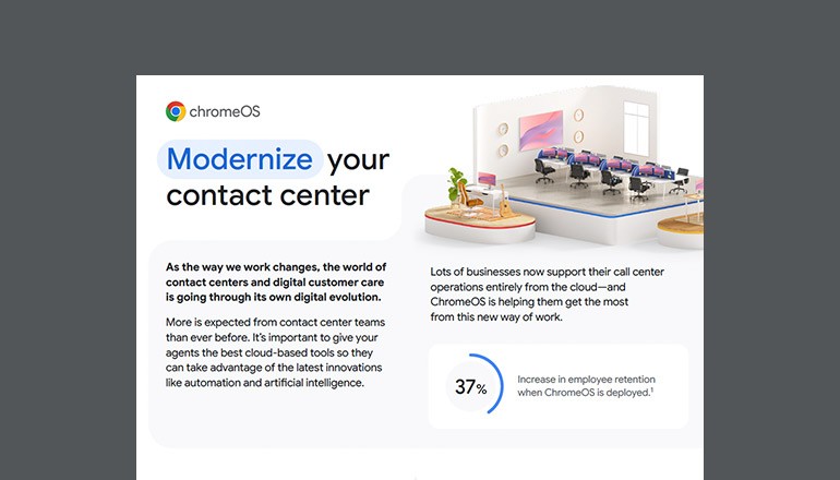 Secure and Optimize Your Contact Center With ChromeOS Thumbnail of asset available to download below