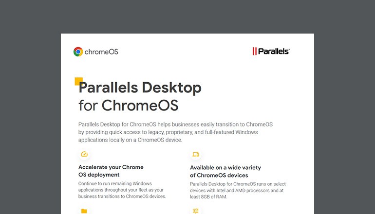 Parallels Desktop for ChromeOS Thumbnail of asset available to download below