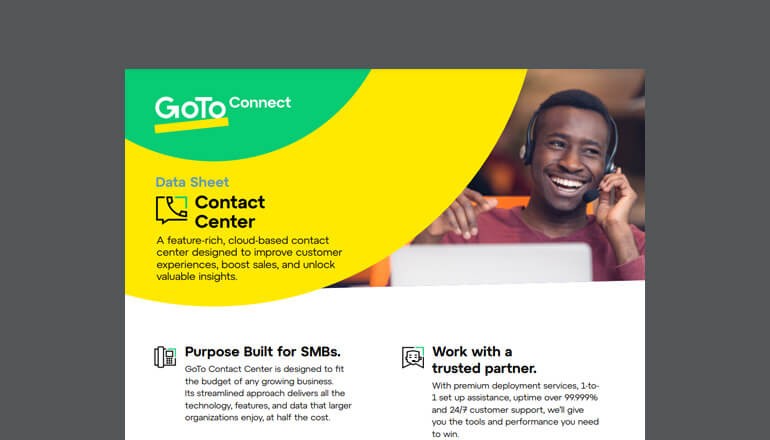 GoTo Contact Center Thumbnail of asset available to download below