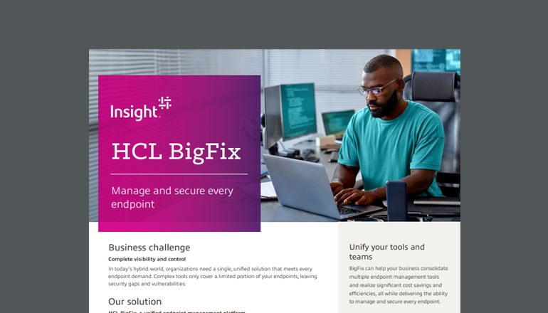 HCL BigFix Asset available to download below