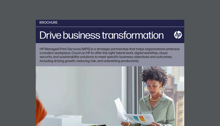 Drive business transformation Thumbnail of asset available to download below